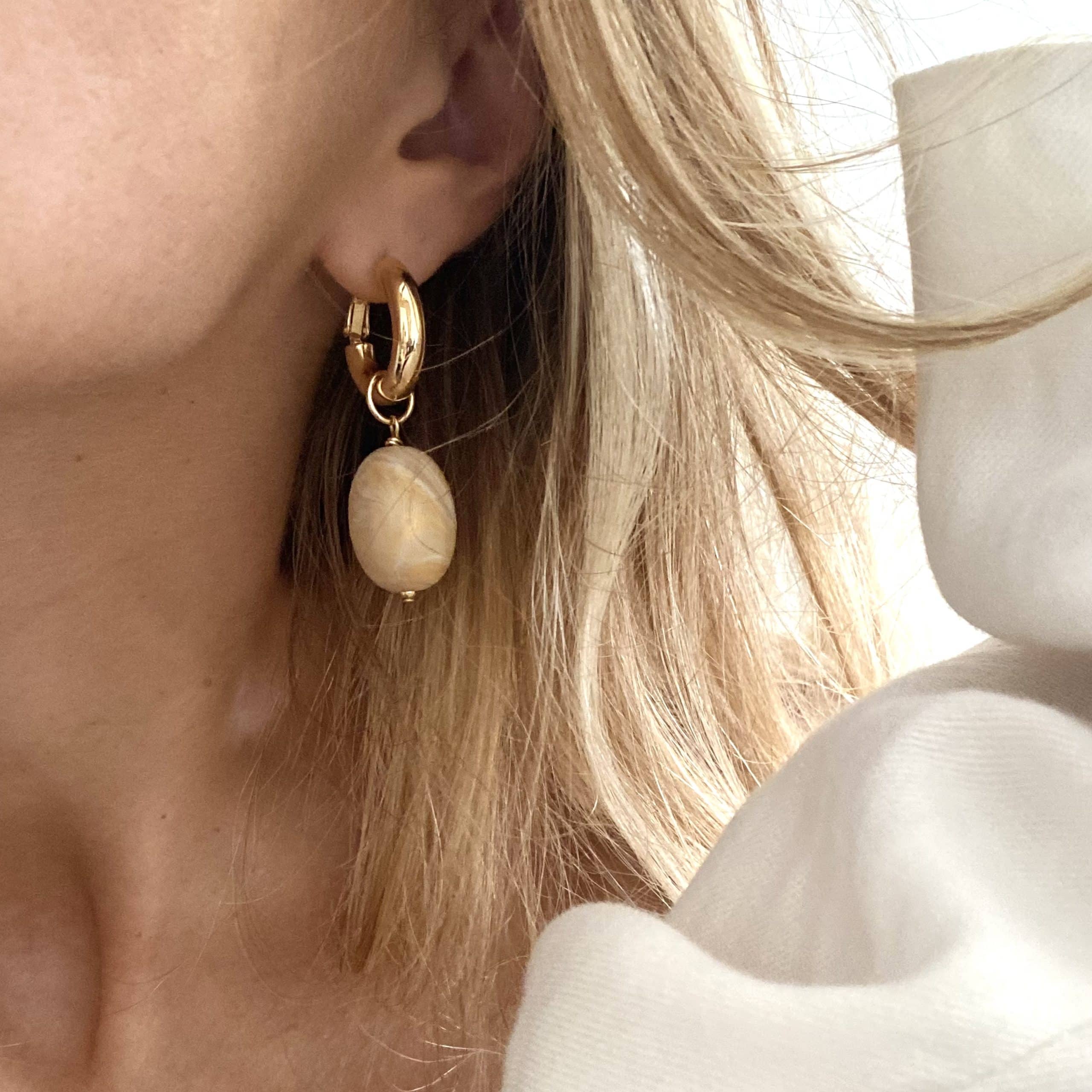 Créoles Rivage beiges – Image 2