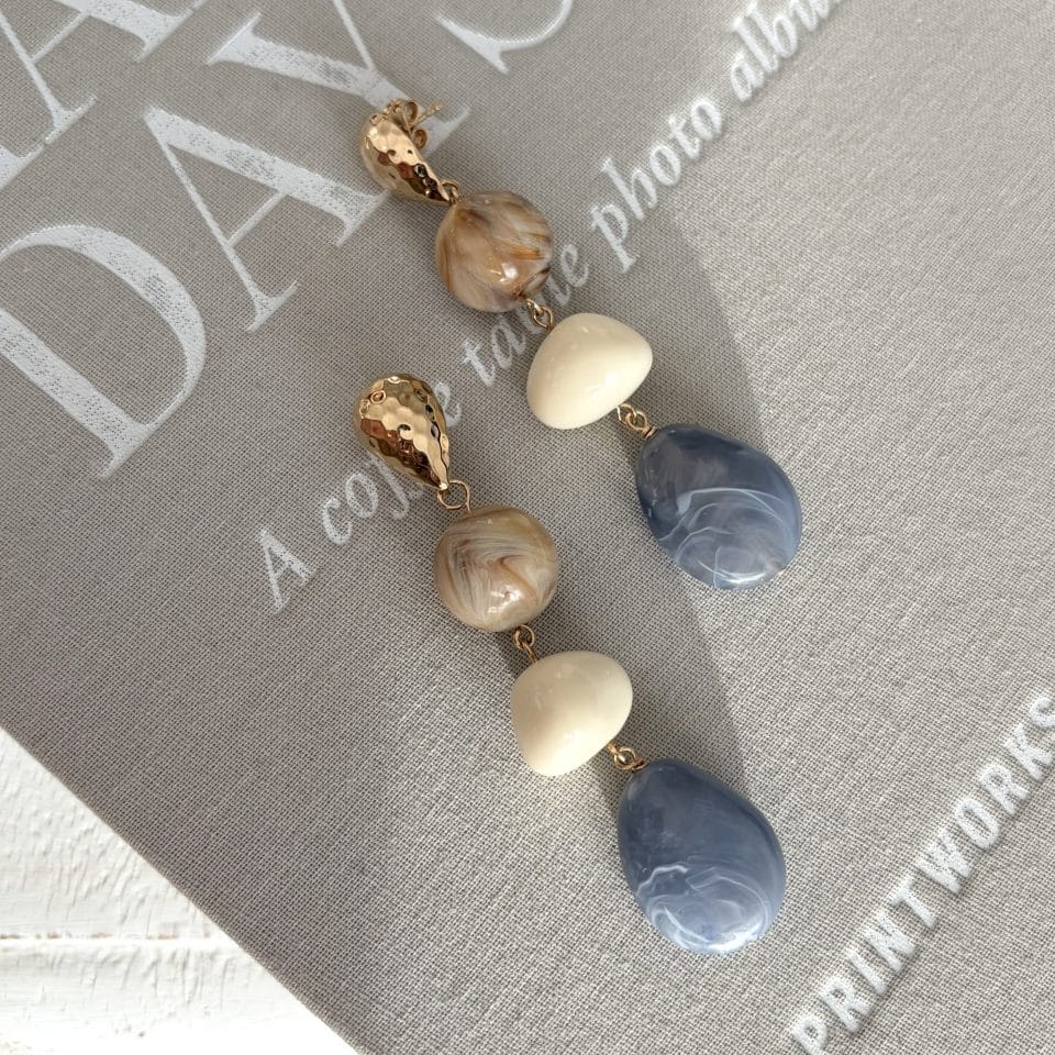Boucles Rivage longues bleues