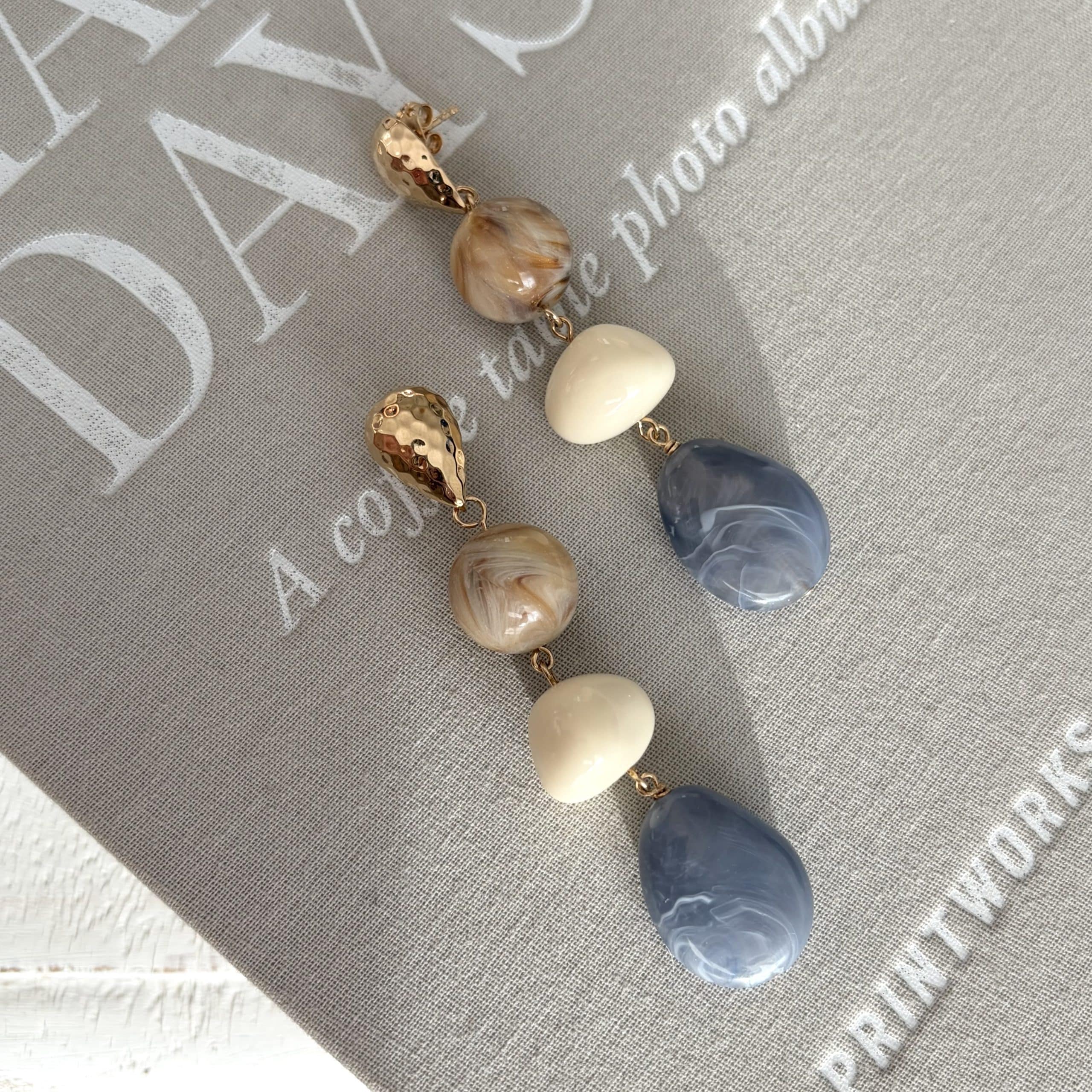 Boucles Rivage longues bleues