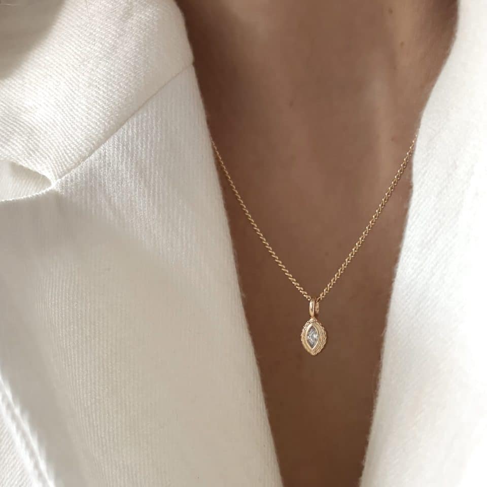 Collier Fortuna zirconium