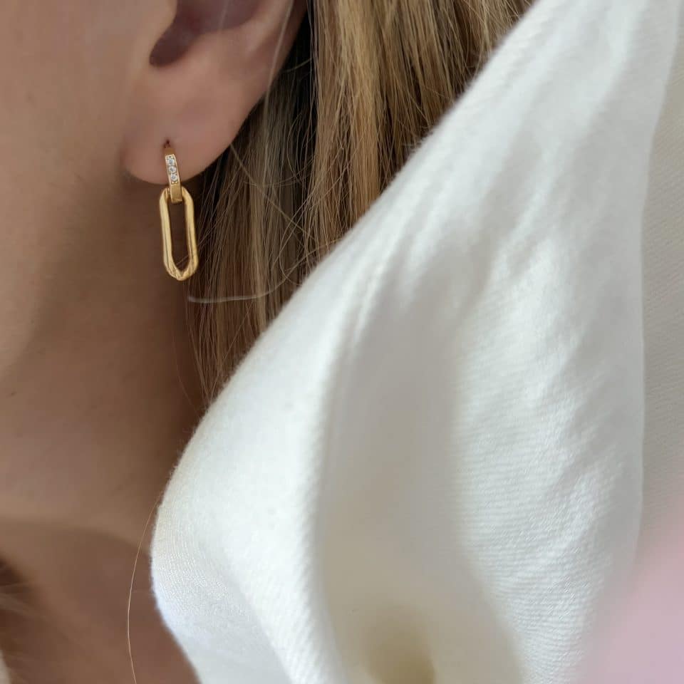 Mini créole maillon pièce unique