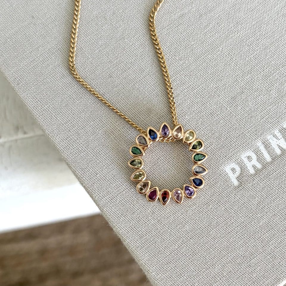 Collier multicolore pièce unique