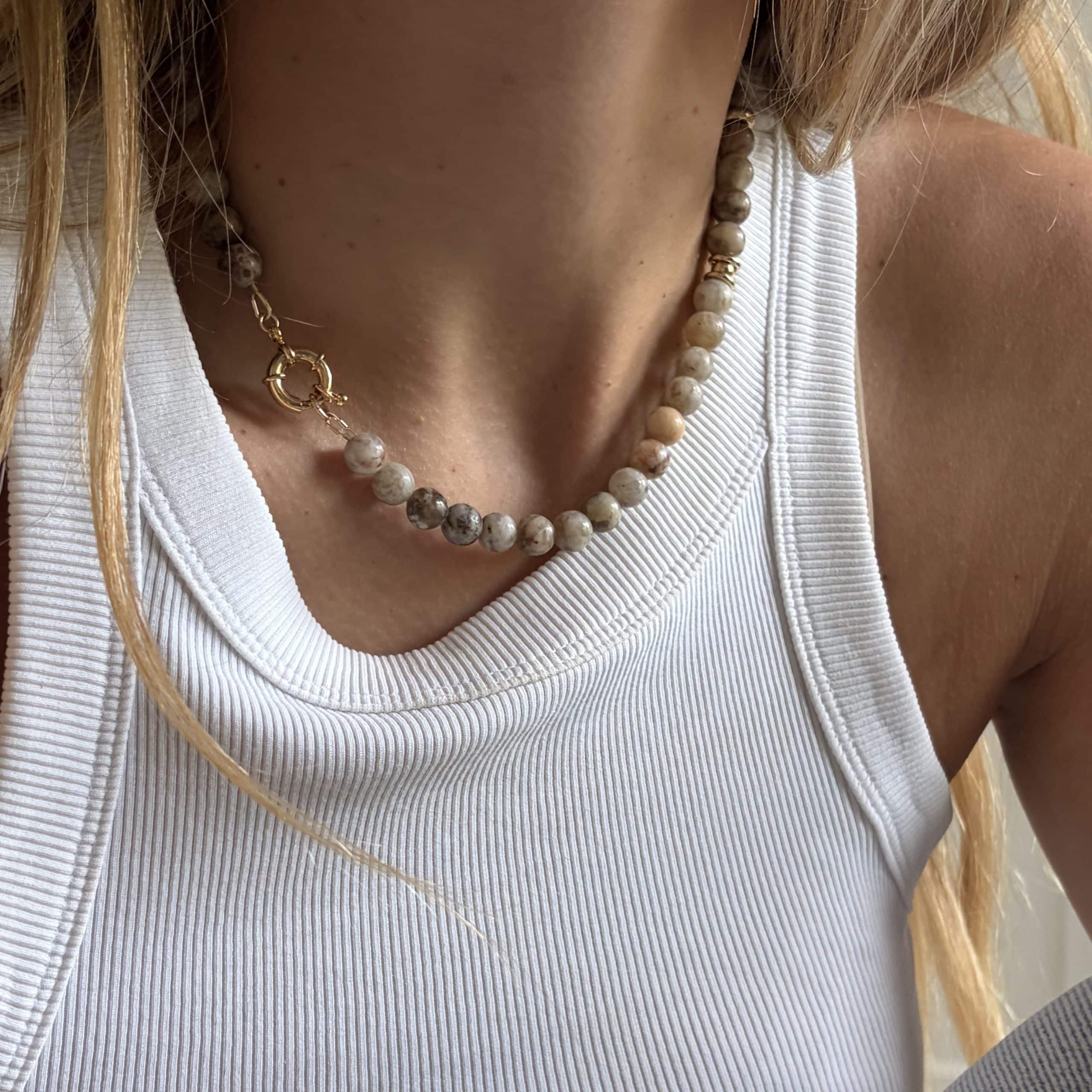 Collier Stone beige – Image 3