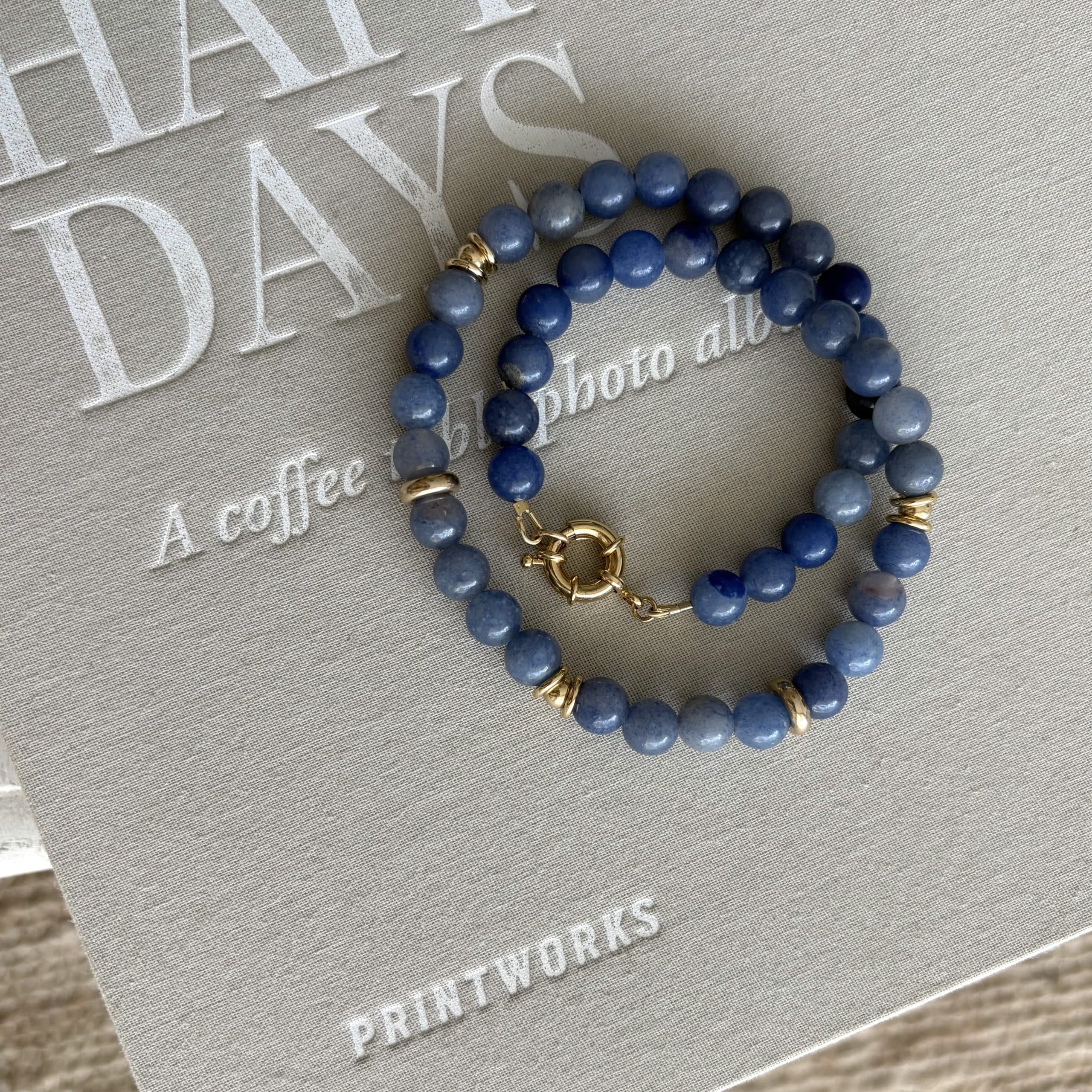 Collier Stone bleu